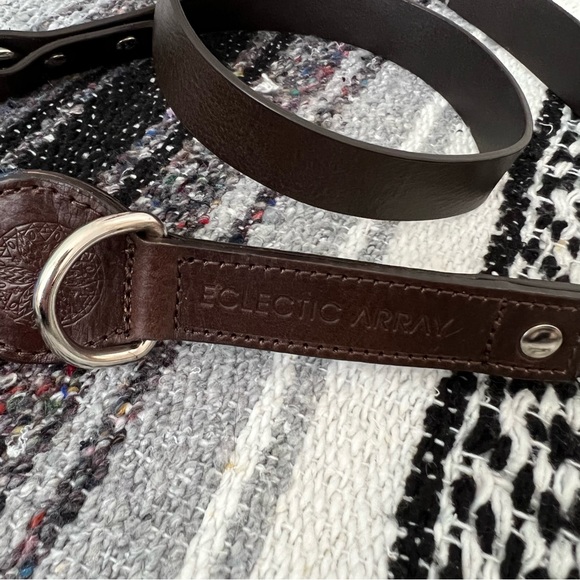 NWOT Eclectic Array Woven Cabo Mexican Leather Dog Leash - Picture 9 of 9